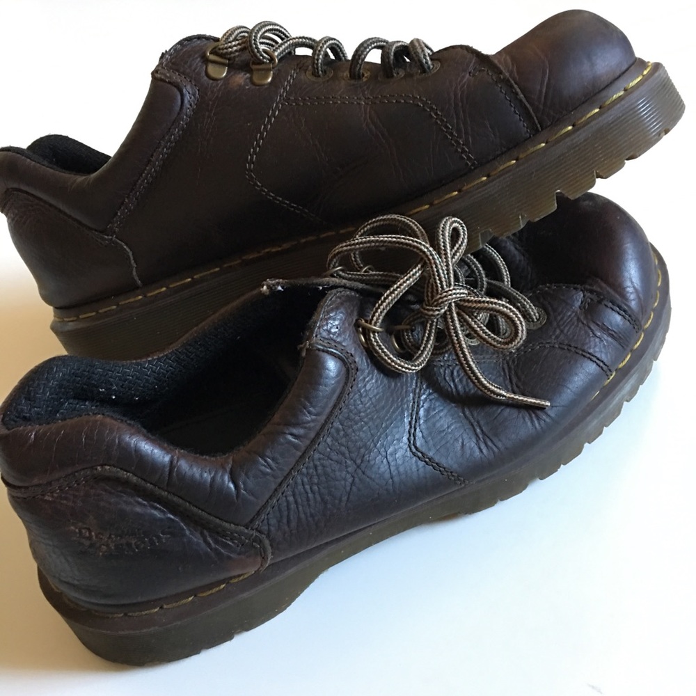 Dr. Martens Mens Size 13 brown leather shoes work